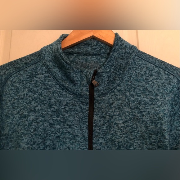 Unbranded Sweater Jacket Teal/Black Ladies - Picture 2 of 9